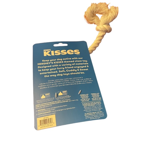 Brand New With Tags Hershey’s Kisses Dog Toy - Picture 2 of 4
